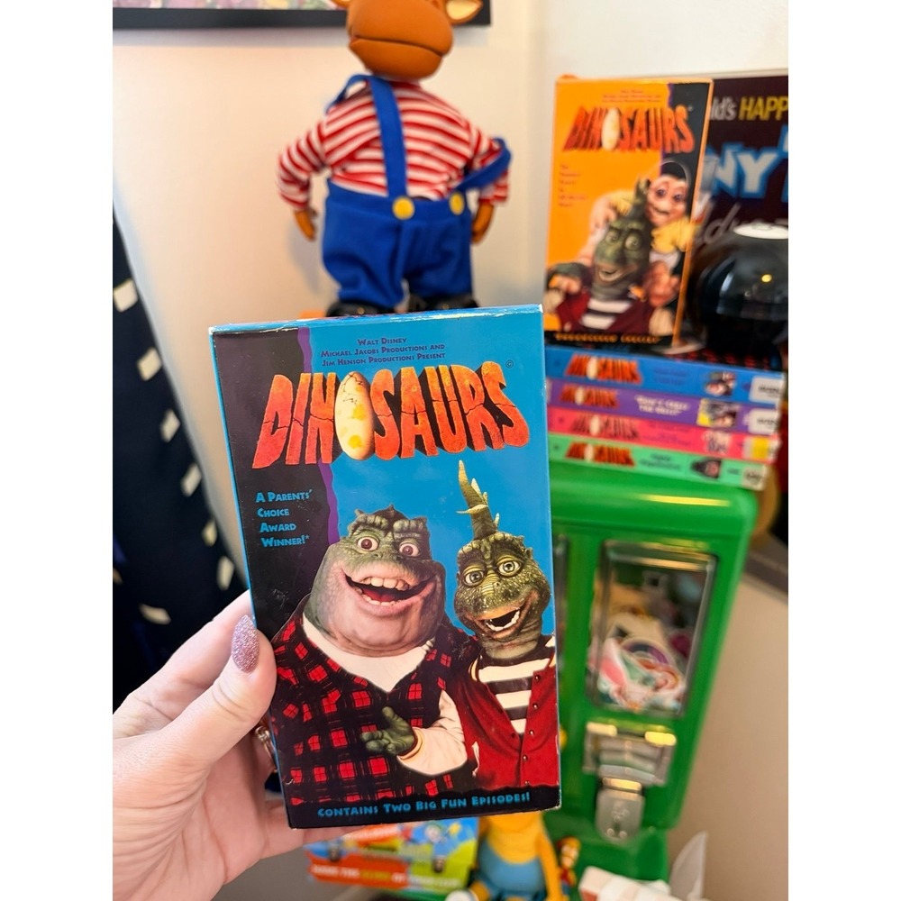 Dinosaurs blue case vhs